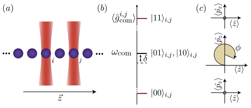 Trapped Ion Quantum Computing Using Optical Tweezers and Electric Fields